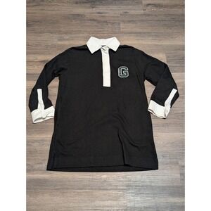 Gap Polo Mini Dress Oversized Preppy Logo Academia Collared Old Money XS‎ Petite